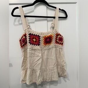 Boho Crochet Tank